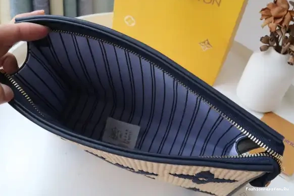 FS CHEAP Monogram Raffia Toiletry LOUIS VUITTON Pouch 0530